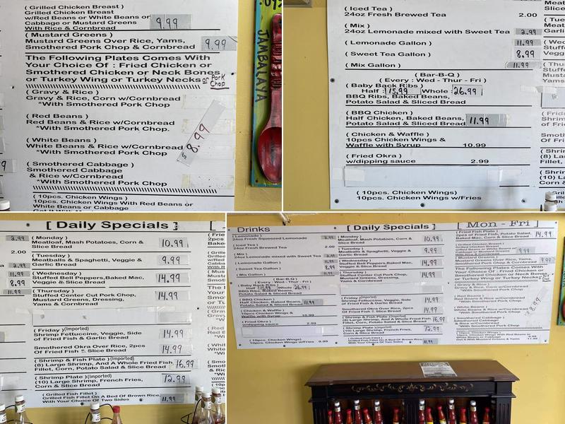 Gentilly Spicy Kitchen Menu