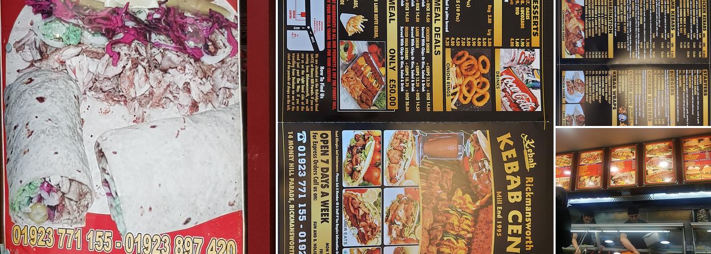 Kebab Centre Menu
