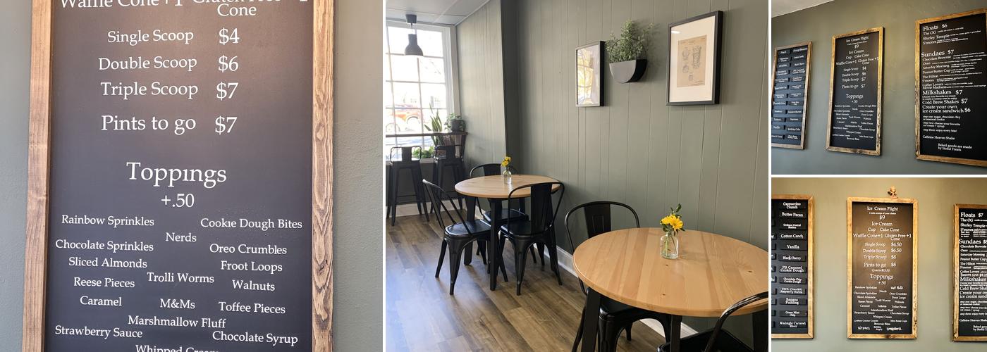 The Hilton Creamery Menu