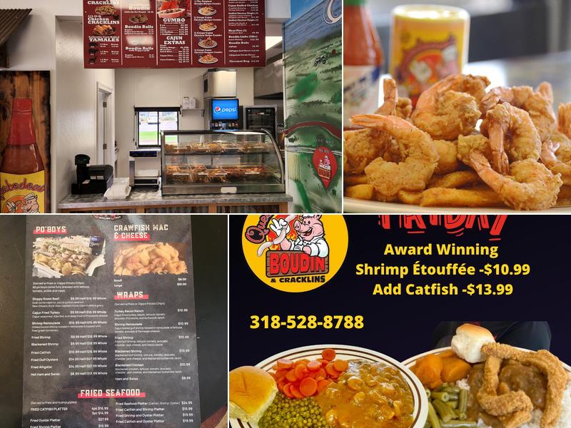 Quebedeaux's Boudin & Cracklins Exit 90 Menu