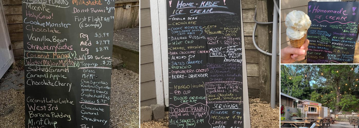 Holy Cow Creamery- Duck Menu