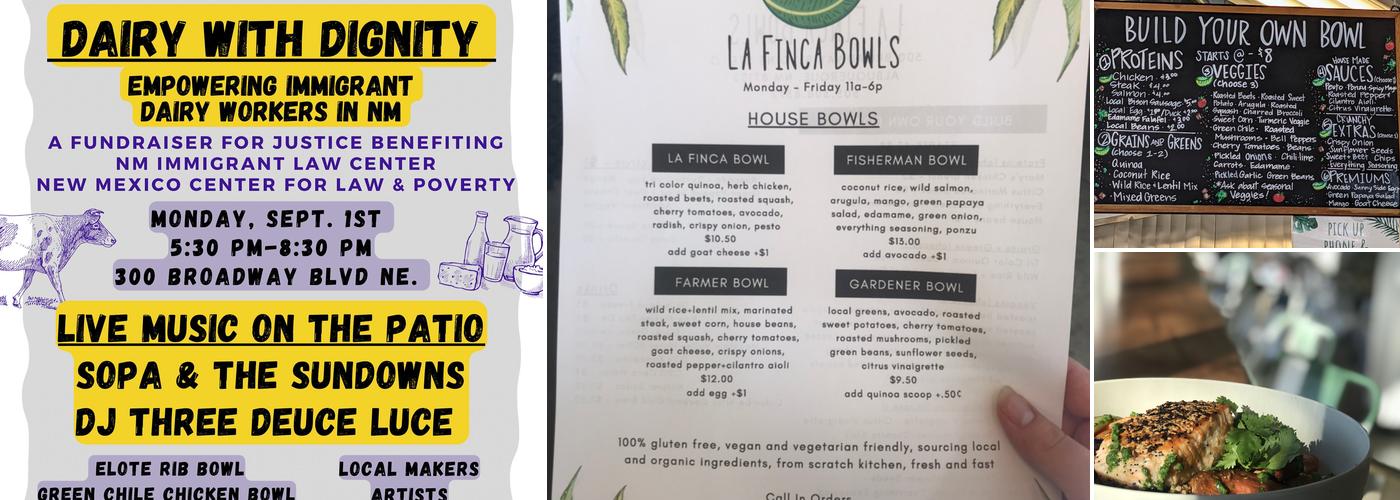 La Finca Bowls Menu