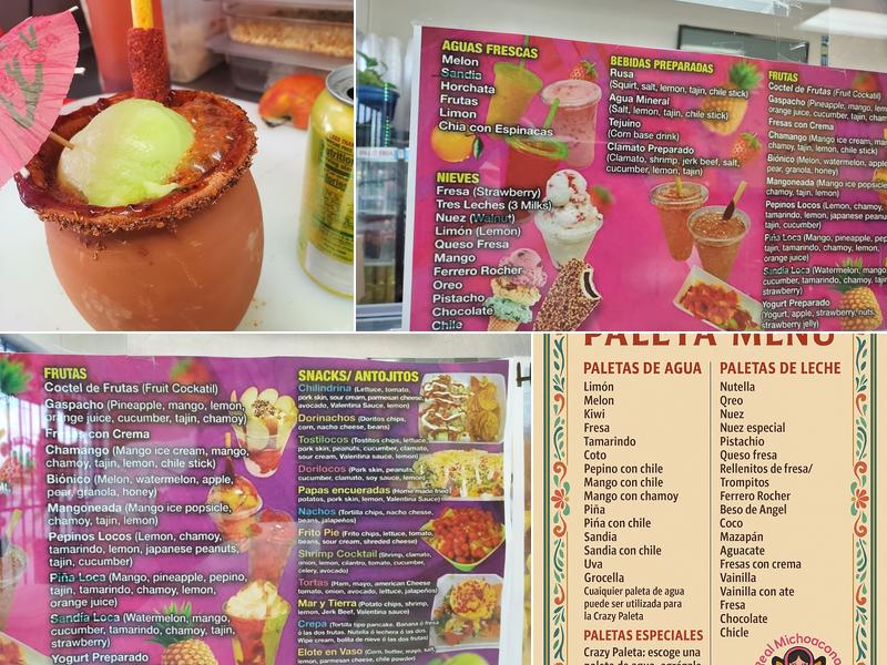 La Real Michoacana Menu