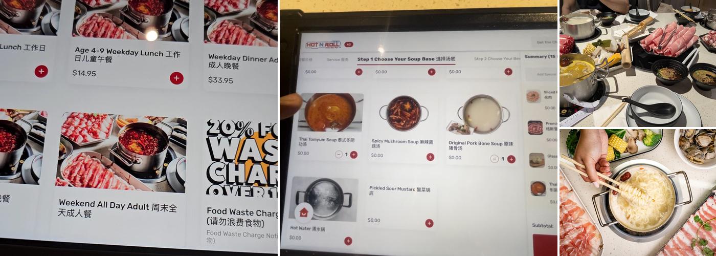 Hot N Roll Hot Pot Menu