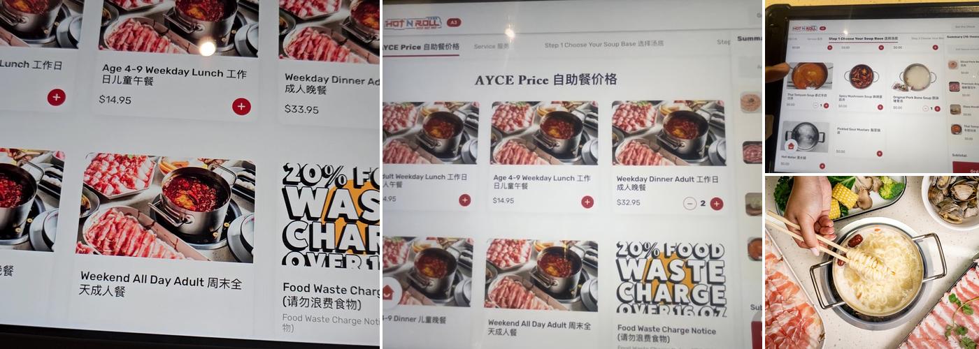 Hot N Roll Hot Pot Menu