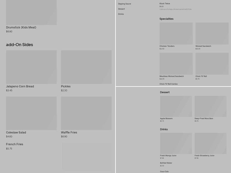 Krispo Chicken by Paramount (Front/York) Menu