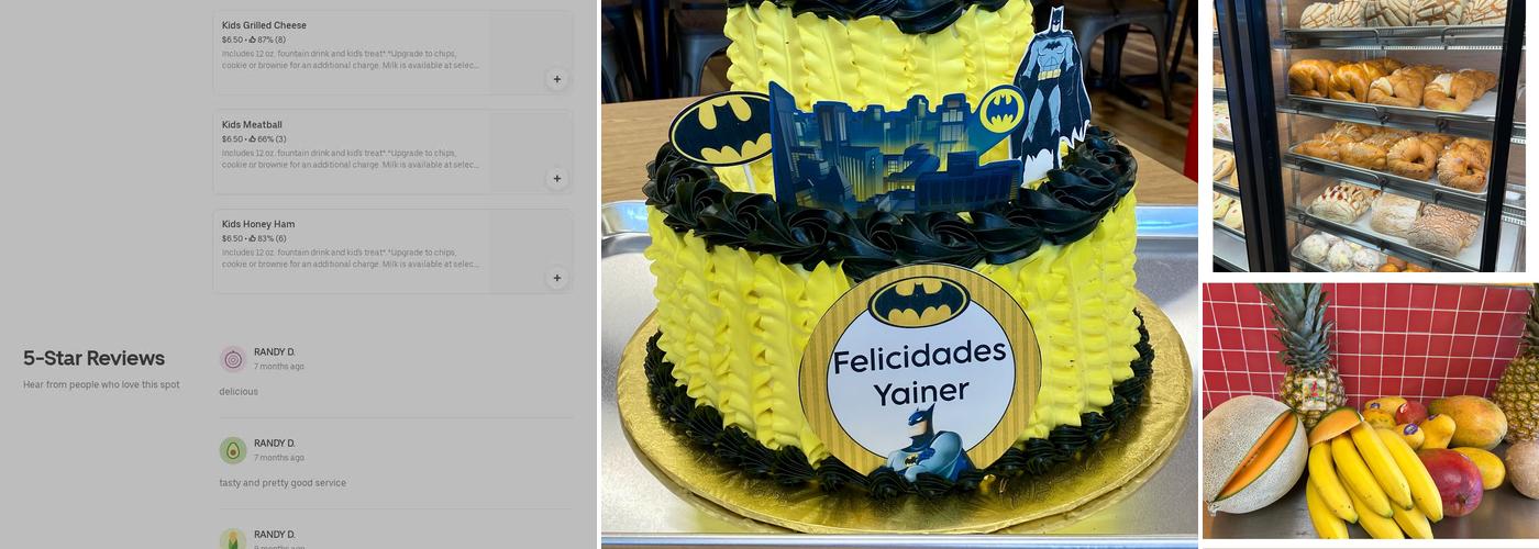 The Ice Cream House Menu