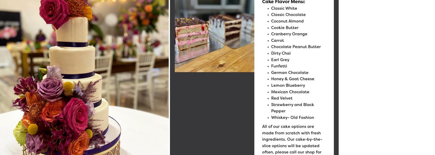 Reignbow Baking Co. Menu