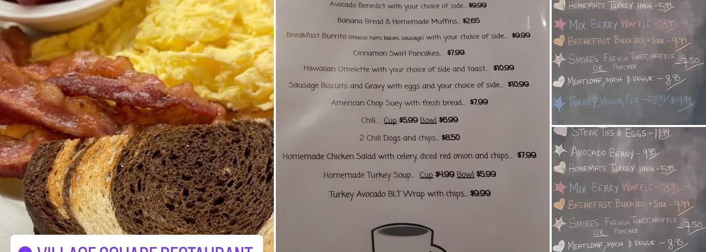 Bradford Village Square Menu