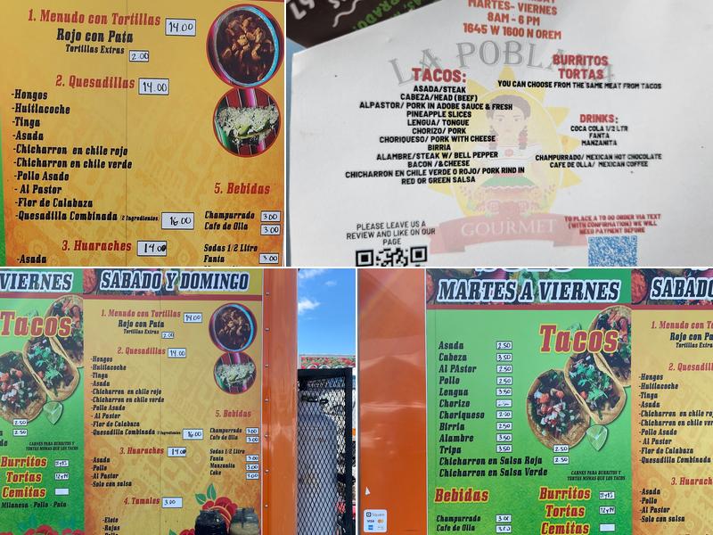 La Poblana Gourmet Menu