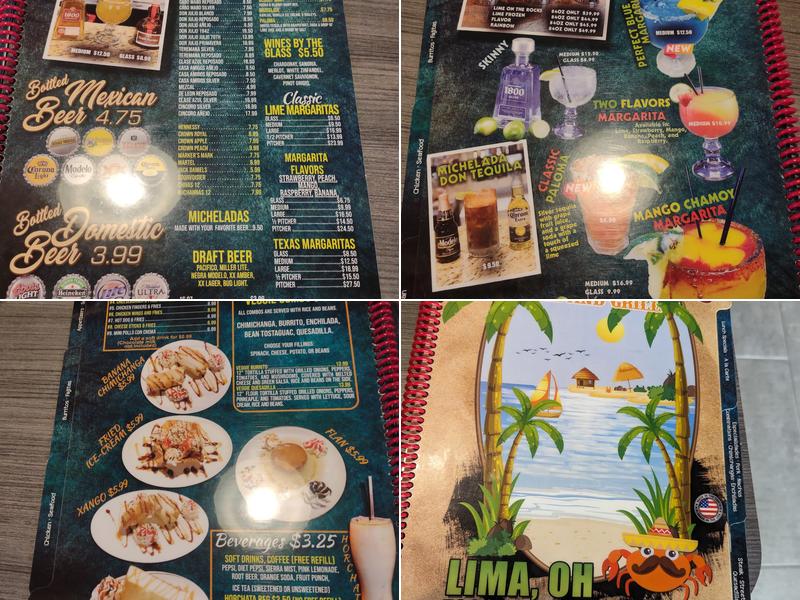 Vallartas Bar & Grill Menu