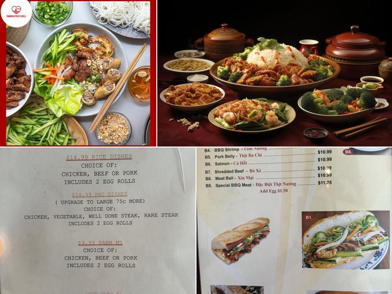 Ramona Pho & Grill Menu