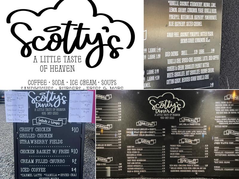 Scotty’s Diner Menu