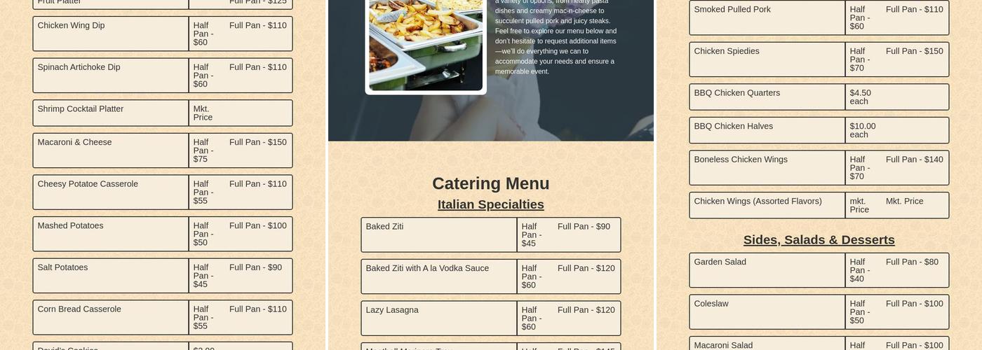 Fire & Ice Sports Bar and Grill Menu