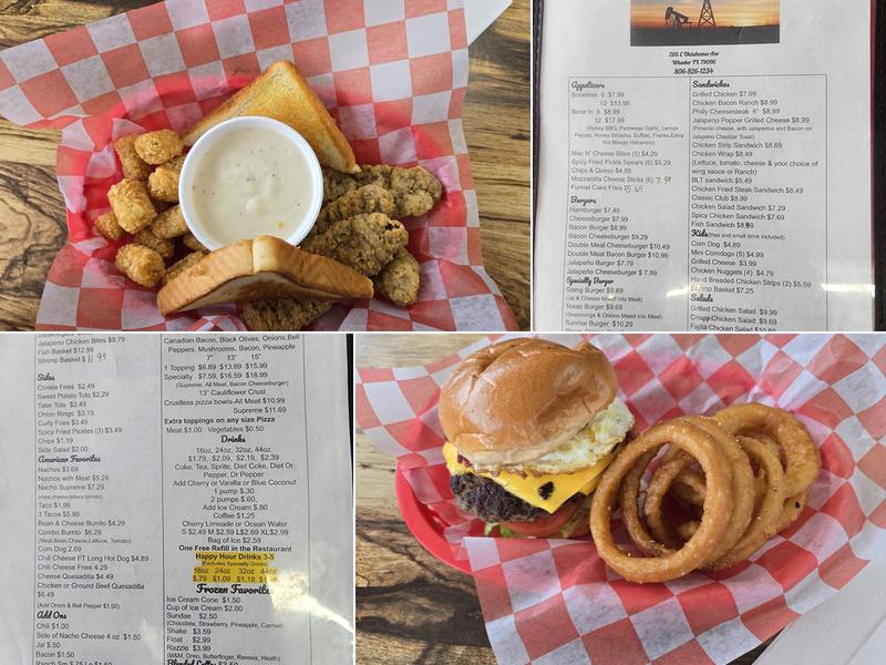 Sunset Diner Menu