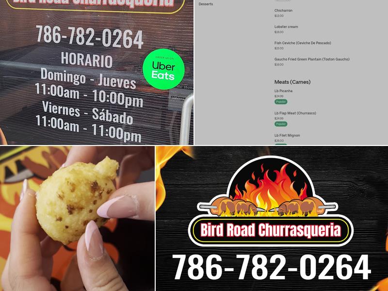 Bird Road Churrasqueria Menu