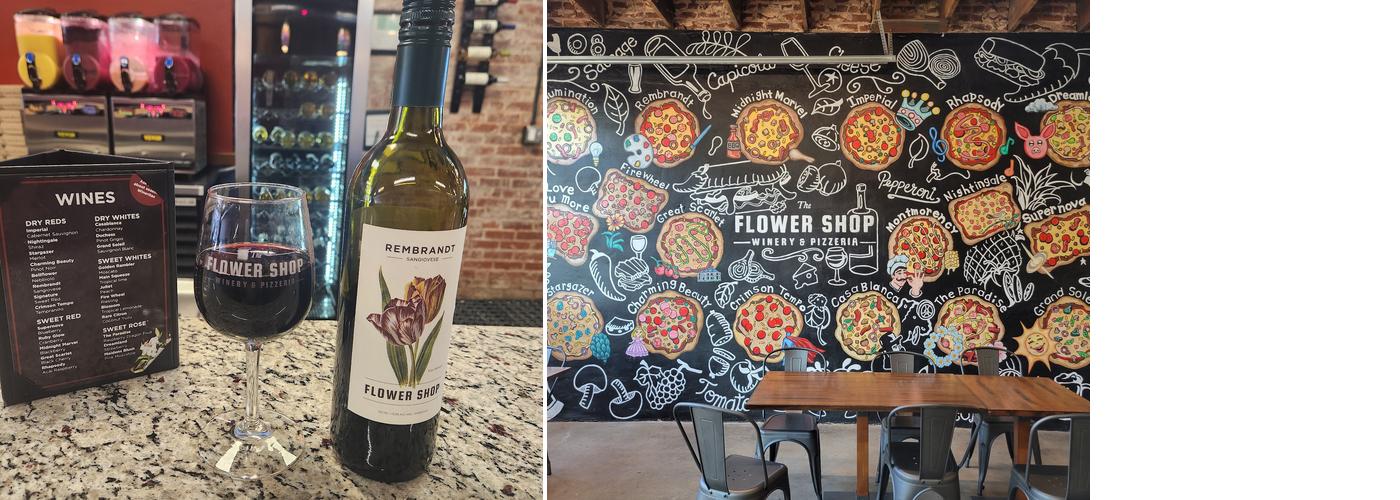 The Flower Shop Pizzeria Menu