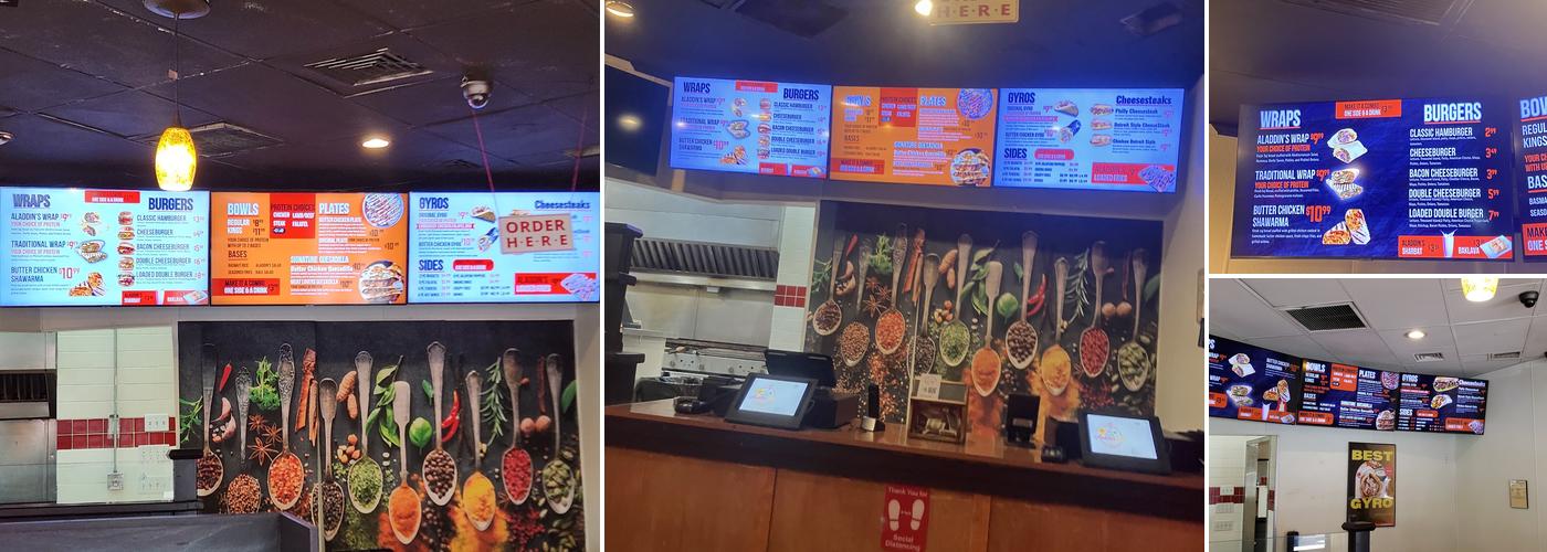 Aladdin’s Grill Menu