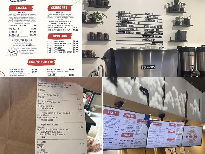 Riverside Bagels & Deli Menu