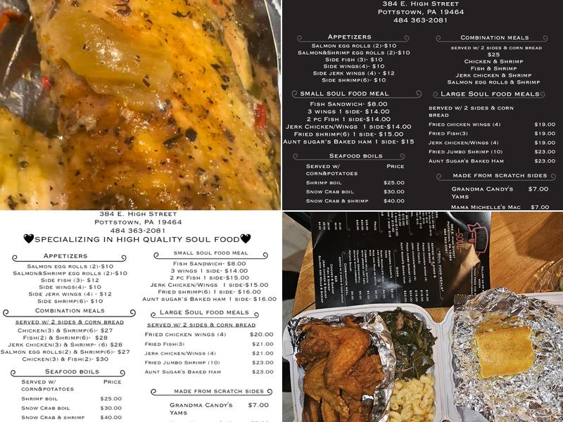 Food from the soul Menu