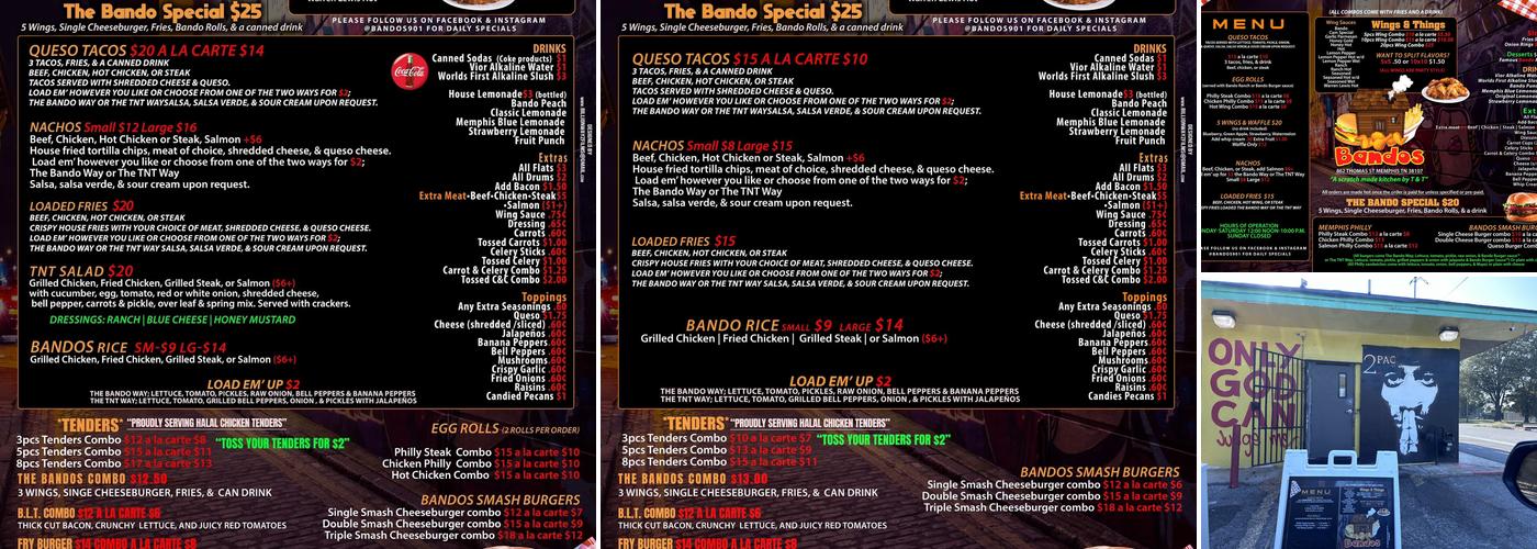 Bandos Menu