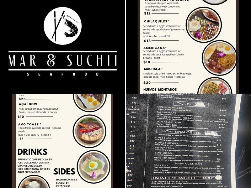 MAR & SUCHII Menu