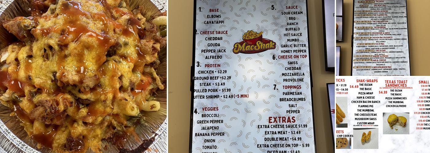 MacShak Menu