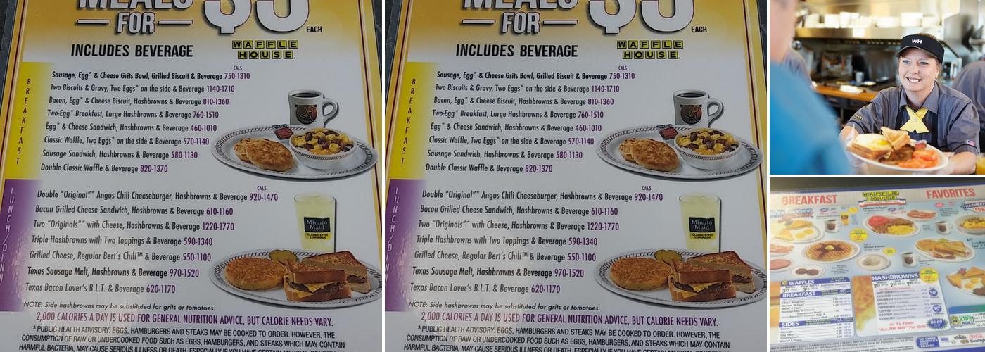 Waffle House Menu