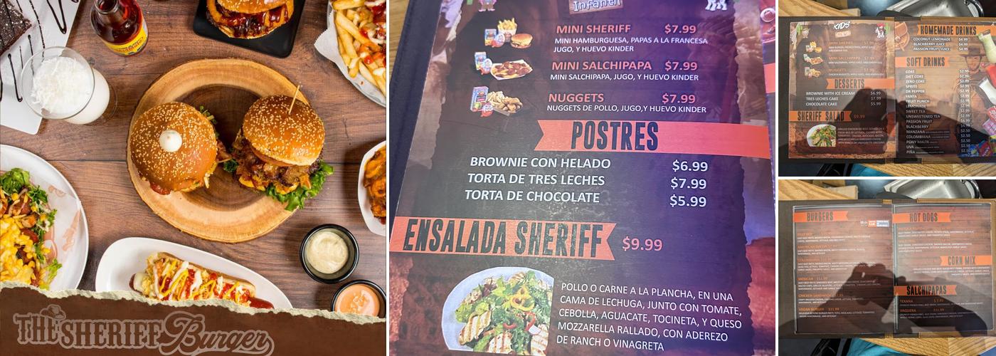 THE SHERIFF BURGER Menu