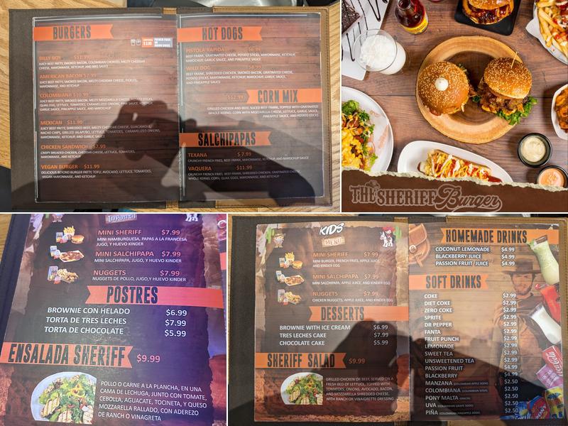 THE SHERIFF BURGER Menu