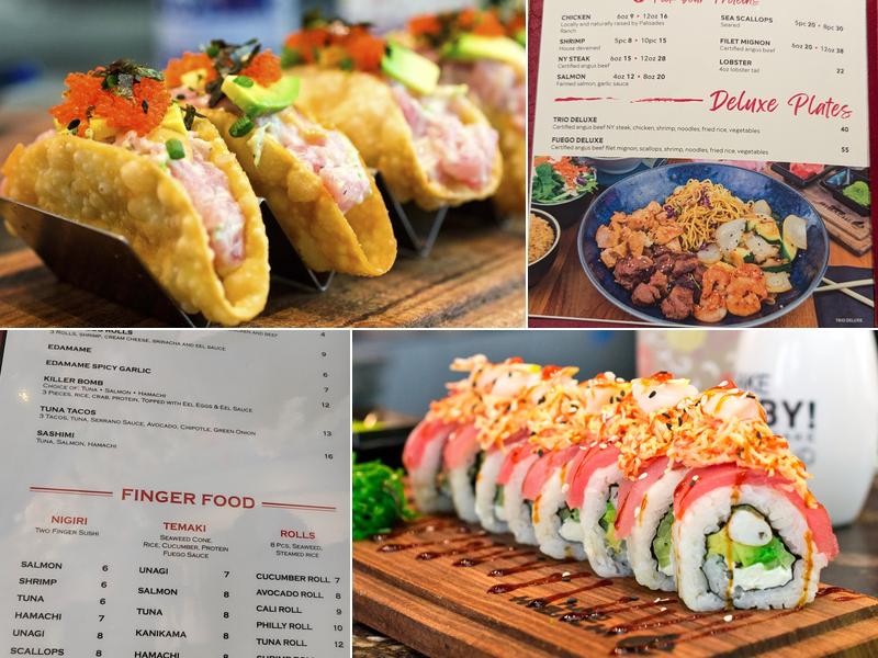 Fuego Hibachi Menu