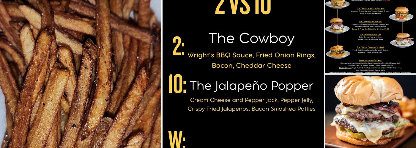 Smashed N' Stacked Menu