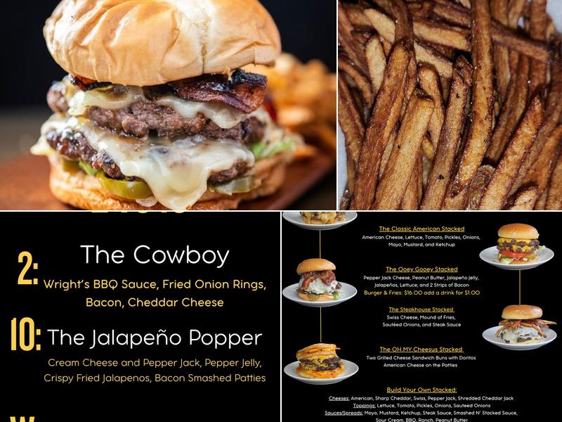 Smashed N' Stacked Menu