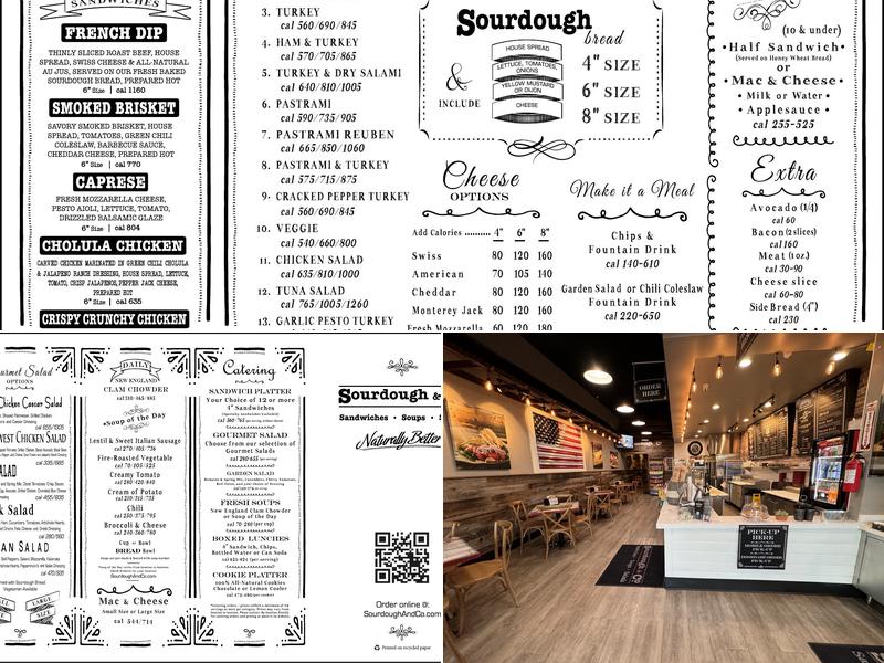 Sourdough & Co. Iron Point Menu