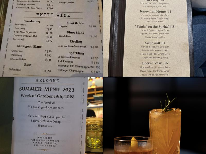 DONS Southern Social Menu