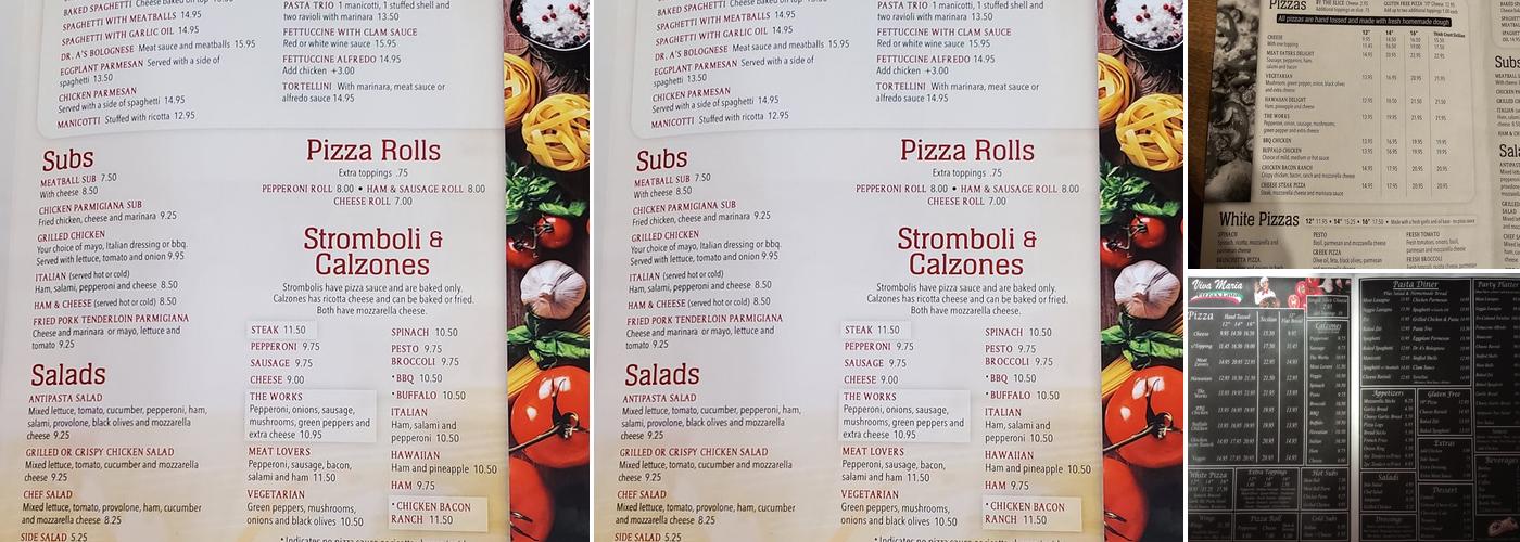 Viva Maria Ada, OH Menu