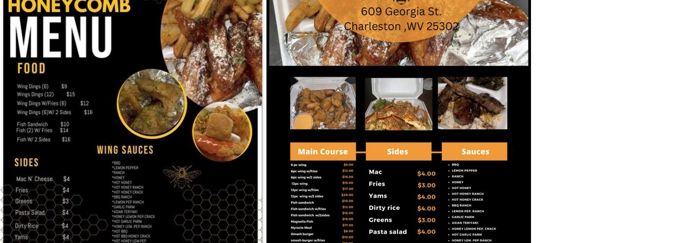 The Honeycomb LLC Menu
