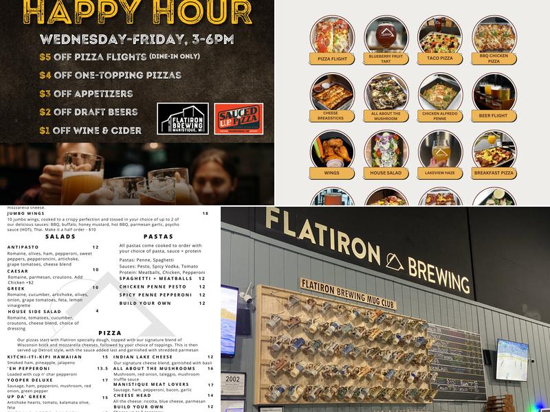 Flatiron Brewing Menu