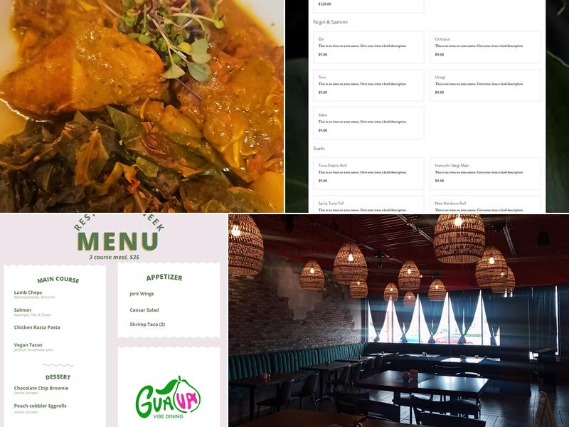 Guava Menu