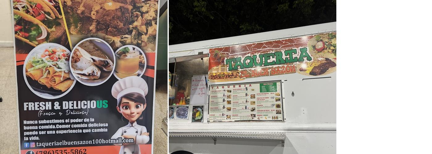 Taqueria el buen sazon Menu