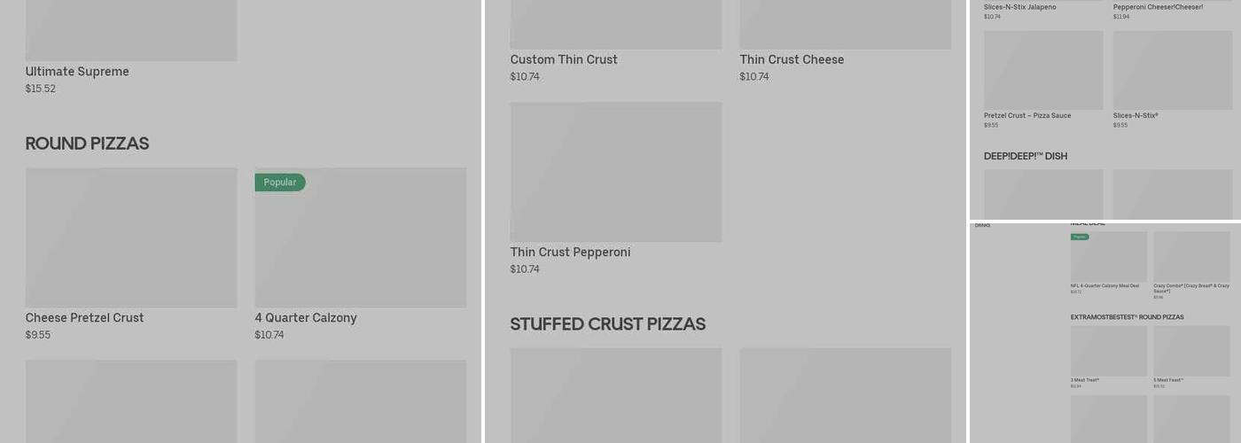 Little Caesars Pizza Menu
