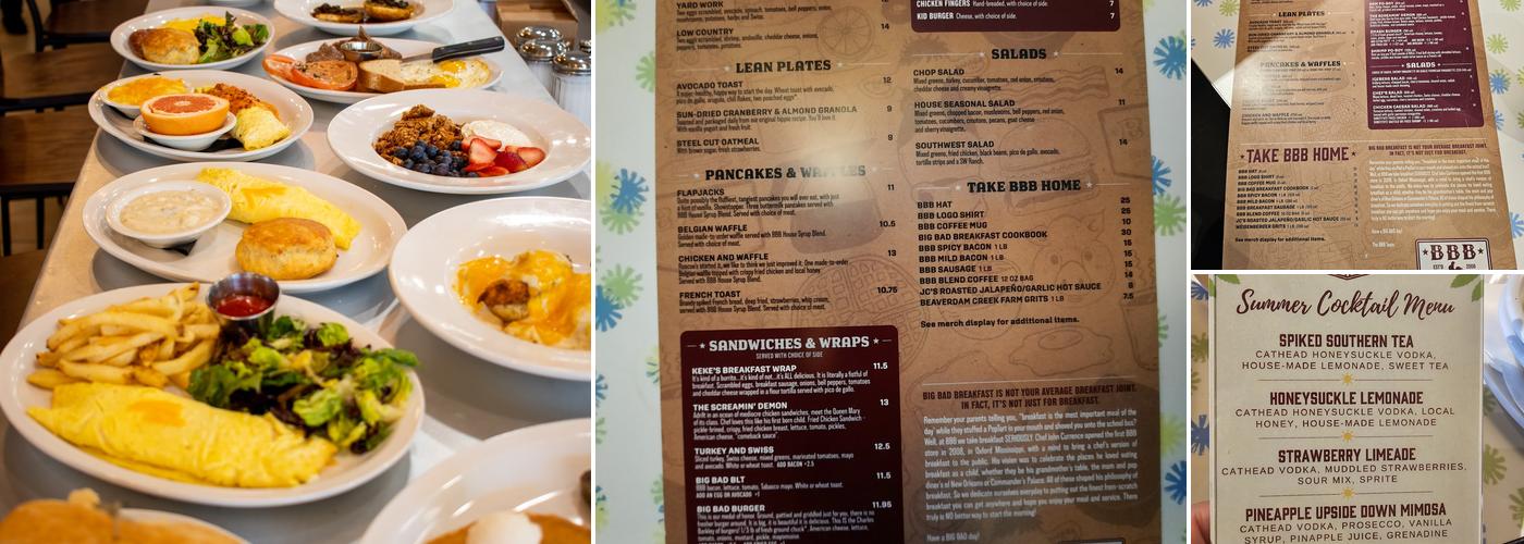 Big Bad Breakfast - South Pittsburg Menu