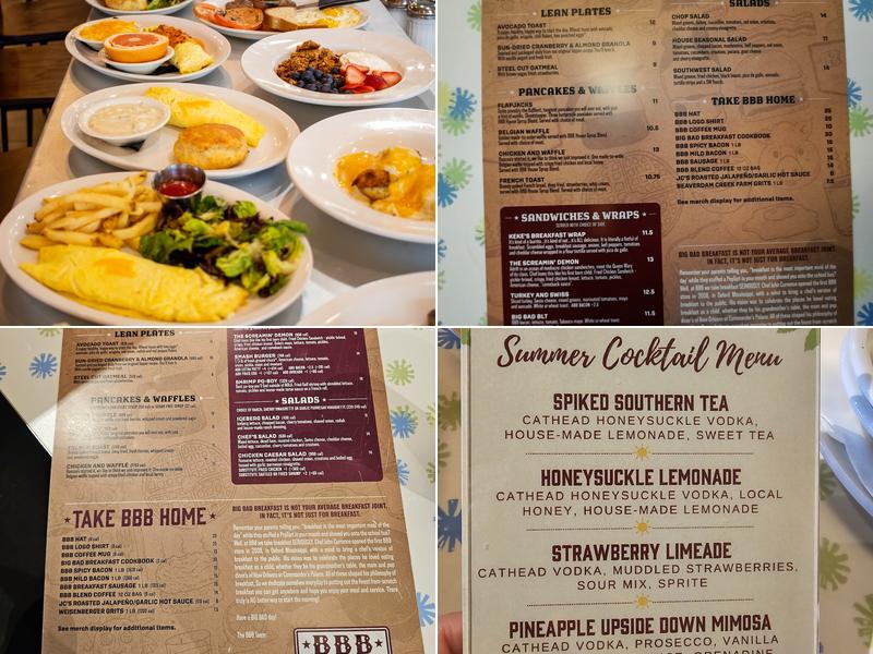 Big Bad Breakfast - South Pittsburg Menu