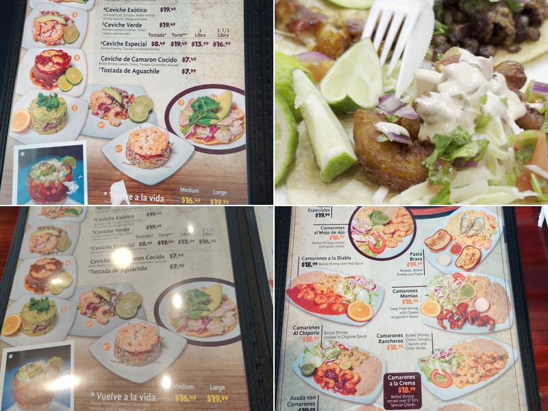 Mariscos El Barba Negra Menu