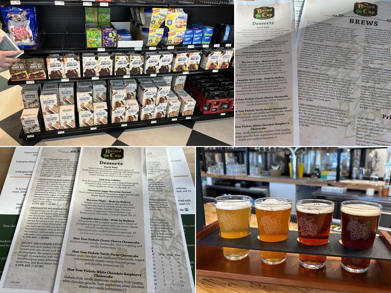 The Busted Cup Brewhouse Menu