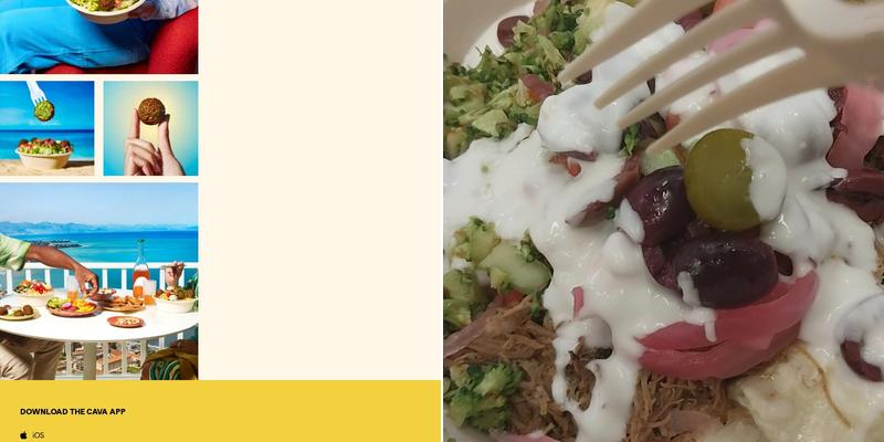 CAVA Menu