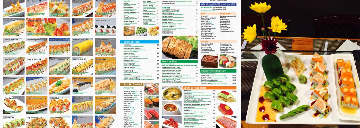 Shokudo sake bar Menu