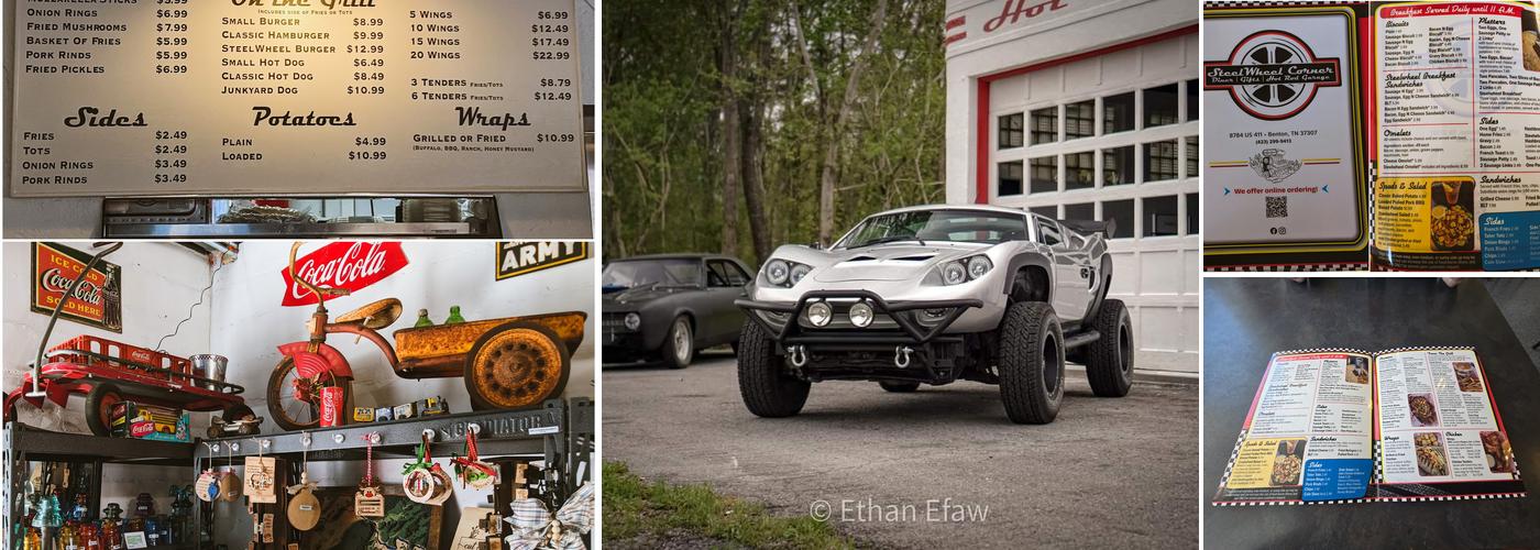 Steelwheel Corner Menu