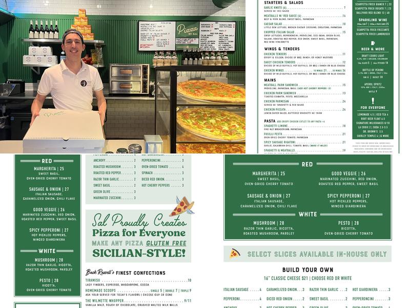 Pizza By Sal Menu