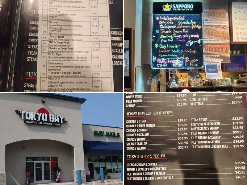 Tokyo Bay Japanese Steak, Seafood & Sushi Menu